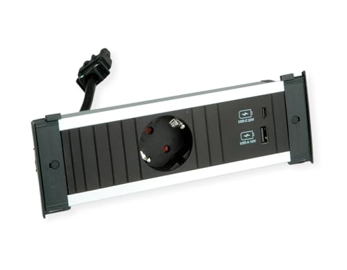 BACHMANN Kapsa S 1xCEE7/3, 1xUSB A/C 22W 0.2m GST18