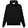 ESSENTIALS Pullover Hoodie Cotton Blend Adult Men Oversized, baggy fit. (US, Alpha, Small, Regular, Regular, Black)