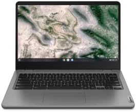 Lenovo IdeaPad 3 14 Inch Touch Screen, 4GB RAM, 64GB Storage Chrome OS - Storm Grey (Top), Dark Grey (Bottom) Chromebook Laptop