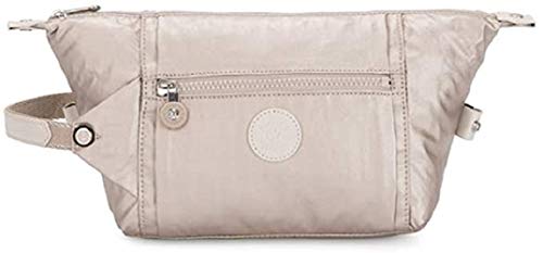 Preisvergleich Produktbild Kipling AIDEN Kulturtasche , 28 cm , 3 liters , Silber (Metallic Glow)