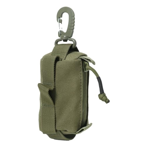 Monedero de viaje, cartera de exterior para hombre, cartera de cambio portátil, organizador multifuncional, cartera para llaves, papel moneda, auriculares, c, ejército verde, Se référer au descriptif