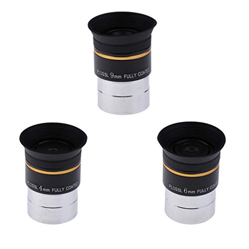 KESOTO 3pcs 1.25 '' 4/6 / 9mm Telescopio Ocular Telescopio Astron�mico Telescopio Ocular para Telescopios Oculares