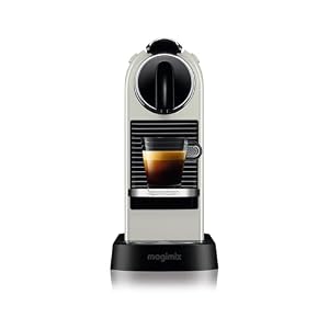 Nespresso Citiz Coffee Machine by De’Longhi for Original Coffee Pods, Italian Inspired Espresso, Quality Coffee, Starter Capsule Set Included, EN167.W, White