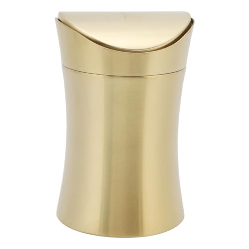 Caneca de basura de acero inoxidable 304 de 0.5 galón miniatura 7