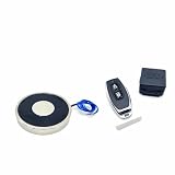 Magnet Control Wireless Electromagnet Remote DC12V Cylinder Electric Electromagnetic Solenoid Sucker 1Pcs(1 magnets and remote)