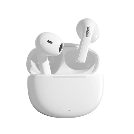 Fone de Ouvido Bluetooth TWS Sem Fio com Cancelamento de Ruído Ativo e Microfone Integrado - Atendimento de Chamadas - Compatibilidade Universal com Todos os Smartphones