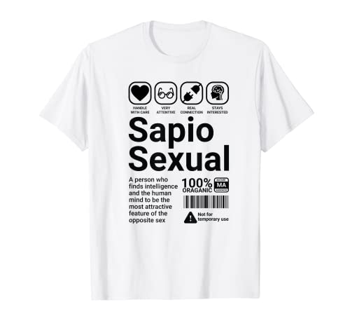 Sapiosexual Pride Funny Im Intelligent - Estimulación mental Camiseta