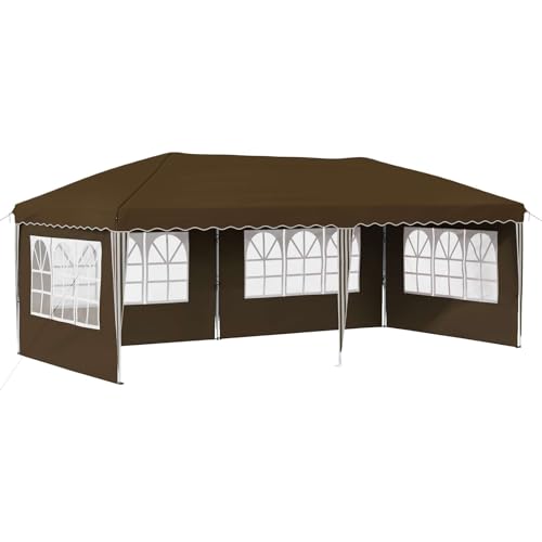 Carpa para fiestas plegable que soluciona la falta de sombra 3