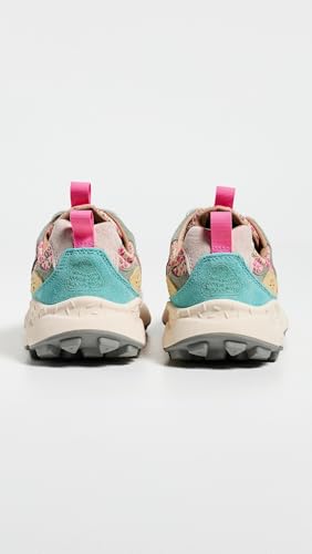 Flower Mountain Scarpe Donna YAMANO3 Suede Nyl Leosagepinkyel PE26 - 3