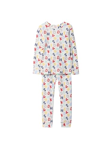 GAP Unisex Baby Long John Pajama Set New Off White 3YRS