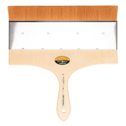 Image of da Vinci Watercolor Series 5080 CosmoTop Spin Paint Brush, Wash Synthetic with Red Handle, Size 300 (5080-300)