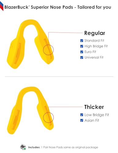 Image of BLAZERBUCK Replacement Nose Piece Nose Pads for Oakley Miter OX8154 Eyeglass
