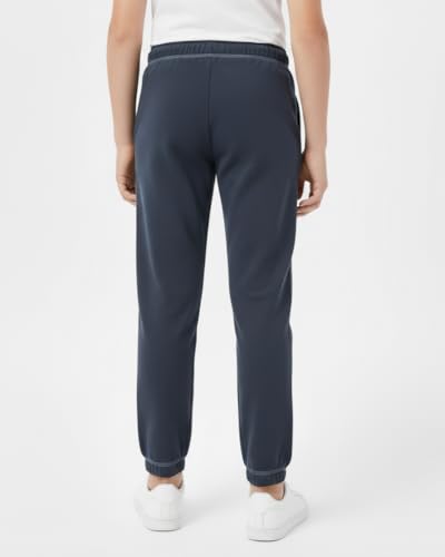 Image of Alan Jones Clothing Boys Solid Joggers Trackpant | Elastic Waist with Drawstring Regular Fit | Sizes 3-12 Years | Easy Pull-On Casual Bottomwear