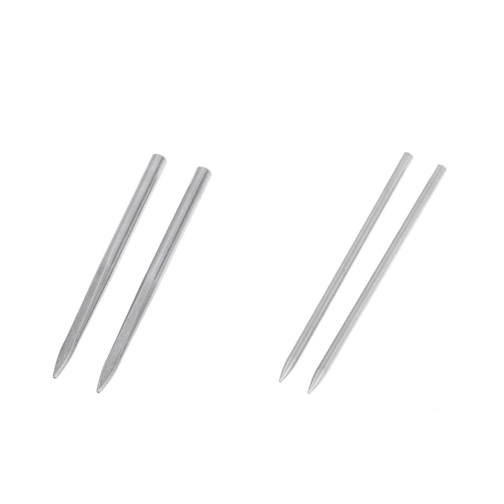 Amagogo 4pcs Stainless Steel Fids for Lacing and Stitching 2mm 3mm Outdoor Use