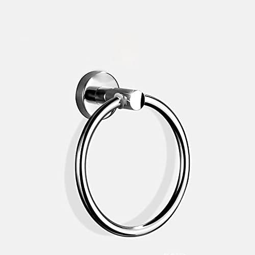Towel Holder,Towel Ring,Bath Hand Towel Ring for Stainless Steel Round for Bathroom,Smooth Arc Does Not Hurt Your Hands