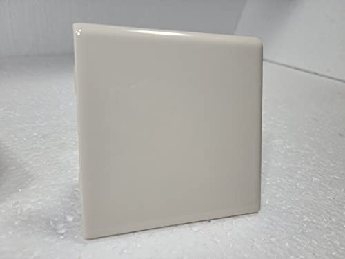 Beige Bone Almond Ceramic 4.25 In Bullnose Tile 4X4 Square Subway Trim Curved Edge Classic Color 006 Daltile 0135 9 Pc 1 Sq Ft #TOP5