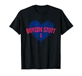Distressed Heart Bryson Stott Philadelphia Baseball MLBPA T-Shirt