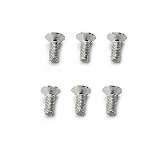 Alpha Rider 6 PCS M6*16 Vis à Disque de Frein Avant pour Voiture en Acier Inoxydable pour Audi TT Peugeot 207 Citroen C5 GOLF MK1 MK2 MK3 MK4 CADDY SCIROCCO DISC RETAINING SCREW BOLT