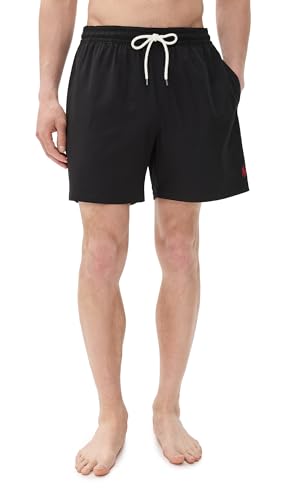 POLO RALPH LAUREN Klassische Herren-Badehose, Schwarz, XL