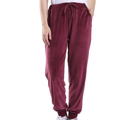 LeeHanTon 2 Piece Outfits Velour Tracksuit Womens Sweatpants and Sweatshirt Sweatsuits Set Velvet Fall Hoodies and Pants4