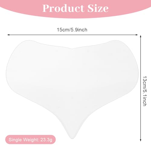 LOPHE 3 Pack Chest Wrinkle Pads Patches, Silicone Anti Wrinkle Pads Patches, Reusable Overnight Chest Anti Wrinkle Patches - Image 2