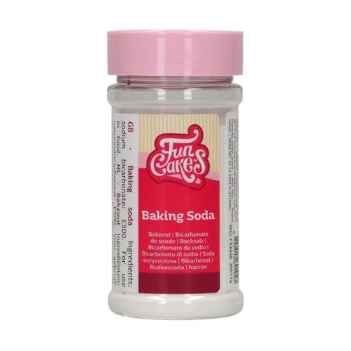 FunCakes Bicarbonato Sódico: Bicarbonato de Sodio, Agente Elevador para la Pastelería. 100g.
