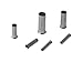Burndy YF2/027ID Insulated Ferrule, 2/0 AWG Wire Size, 0.563" Diameter, 1.73" Length (Pack of 25)