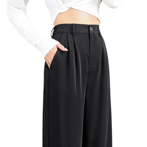 Pantalon de travail décontracté taille haute idéal pour le bureau - 4