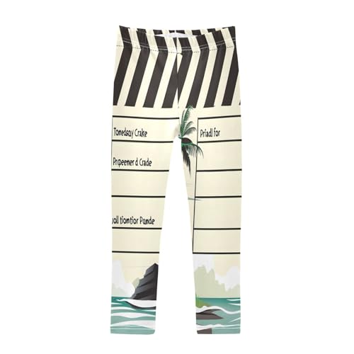 Bolaz Toddler Girls Leggings Printed Yoga Pants Leggings Storyboard for Kids