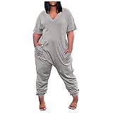 Summer Rompers for Women 2023 Vacation Outfits for Women Plus Size Rompers for Women Trendy Casual B