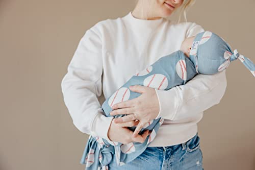 Image of Copper Pearl Swaddle Blankets for Newborns | Soft Stretchy Receiving Blankets for Boys and Girls | Large 46 x 46 Inch Baby Blankets | Lightweight and Breathable Swaddles | Slugger