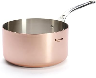 De Buyer Prima Matera — Cacerola cobre/inox inducción