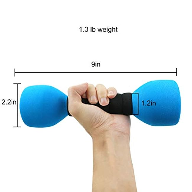 Aoneky Foam Covered Weights for Kids, Recommended for Boys Aged 3 to 6 Years Old, Children Safe Exercise Dumbbell Toy, 2 lbs