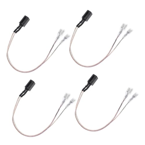 Angoily 4pcs Speaker Wire Connector Car Audio Harness High-pitched Plug for Easy Install No Damage Speaker Replacement Install Connect