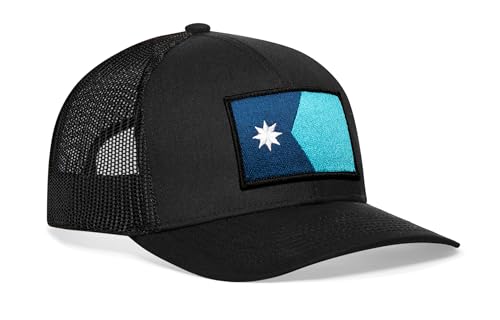 Image of HAKA State Flag Series Trucker Hat for Men & Women, Adjustable Baseball Hat, Golf Hat Snapback