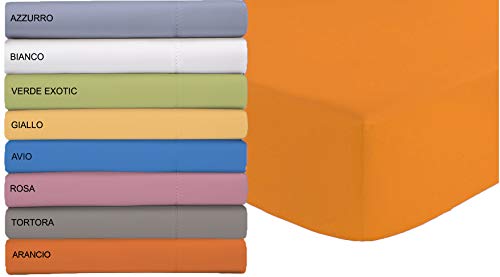 Tata Home Lenzuolo sotto in Microfibra con Angoli