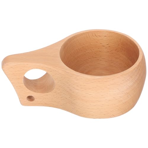 LOLIPPYY 木製把手付き計量スプーン 大容量で滑らかな表面 キッチンやオフィス用コーヒー豆 調味料用 使いやすい家用計量ツール おしゃれな