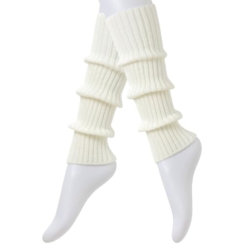 Image of Intgoodluckycc Leg Warmers for Women, Cute Knit Leg Warmer Socks for Dance
