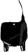 UFO KA03701001 Replacement Plastic (for Kawasaki FRT #Plate KX 96-00 Black)