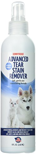 Sonnyridge Eye Stain Remover Removes Tear and Eye Stains Quickly and Naturally for Dogs, Cats or Your Pet Safely Removes Eye Stains, Tear Stains, Mucus and Prevents Future Tear Stains from Forming