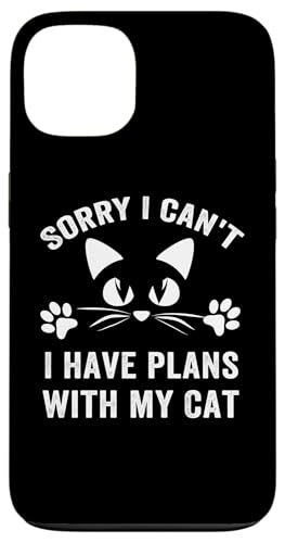 Sorry I Can'T I Have Plans With My Cat Kityy Lover Inrovert �X�}�z�P�[�X iPhone 13 �p