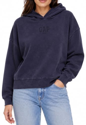 Image of GAP Women's Logo Hoodie Hooded Full Zip Sweatshirt