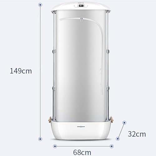 MBCEYLSTUB Vollautomatische Bügelmaschine Für Kleidung, Tragbare Intelligente Dampftrocknungsmaschine/Elektrischer Trockner/Bügel-, Falt- Und Faltenentfernungsmaschine Für Kleidung Mit Fernbedienung