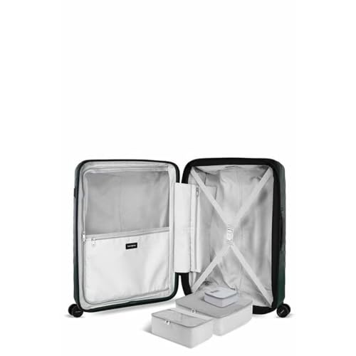 Image of Samsonite Octolite Neo Expandable 68 Cms Medium Check-inPolypropylene Hard Sided 8 Wheel Spinner Luggage /Suitcase /Trolley Bag (Green)-10 Year Global Warranty