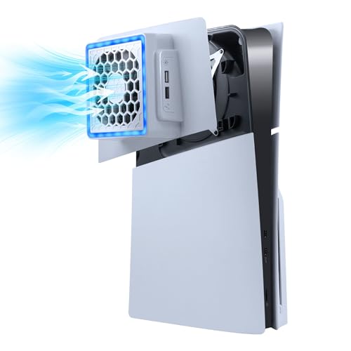 Façade ventilateur PS5 Slim Mcbazel pour garder votre console au frais durant vos sessions de jeu