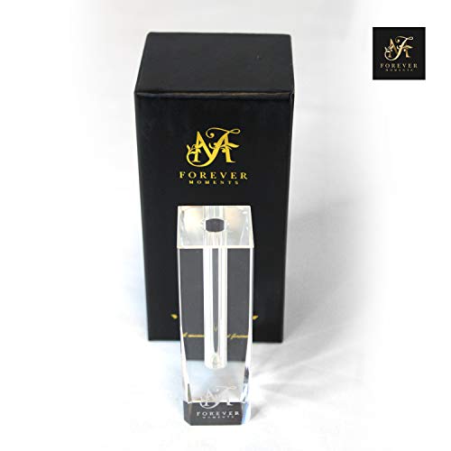 ForeverMoments Crystal Vase/Stand for 24K Gold Dipped Rose