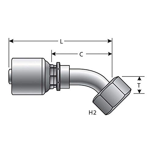 Image of Gates G25831-0808 Hydraulic Coupling