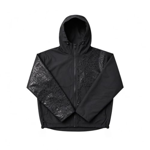 Cute Rain Jackets For Women Zipper Waterproof Cheetah Wind Breaker Jacket - image 7