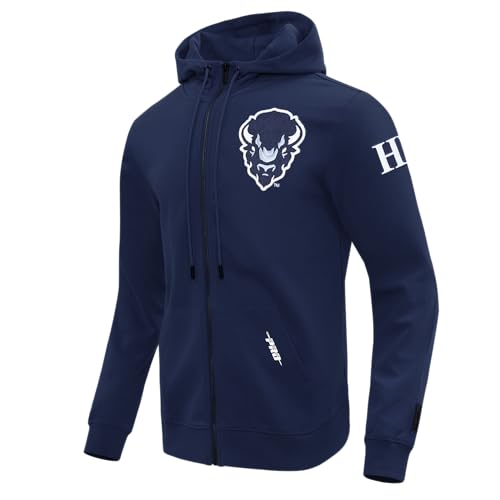 Image of Pro Standard Mens College Classic Chenille Cotton Double Knit Full Zip Hoodie