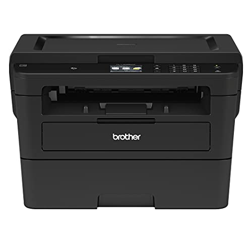 Brother HL-L2395DW Monochrome Laser Wireless All-in-One Printer with Convenient Flatbed Copy & Scan, Automatic Duplex Printing, 2.7" Color Touchscreen, 36ppm, 2400 x 600 dpi, Broage Printer Cable